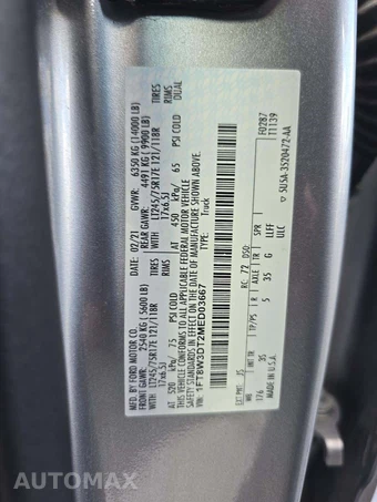 2021 Ford Super Duty F-350 XLT Crew Cab Long Bed DRW - miniatura 5