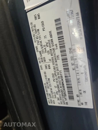 2021 Ford Transit 250 Cargo Van High Roof 148.0" WB - miniatura 13