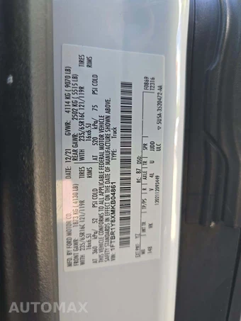 2021 Ford Transit 250 Cargo Van Low Roof 148.0" WB - miniatura 5