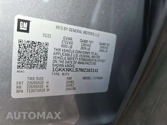 2021 GMC Acadia SLE 3SA – miniatura 5