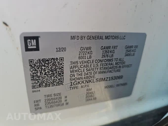 2021 GMC Acadia SLE 3SA - miniatura 14