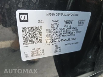 2021 GMC Acadia SLE 3SA - miniatura 15