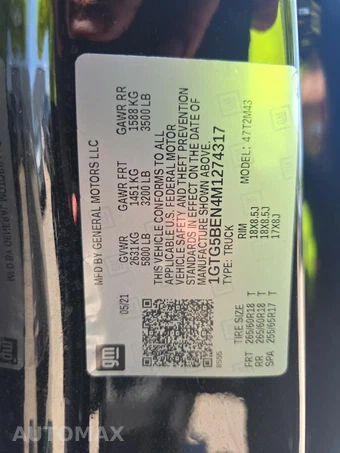 2021 GMC Canyon Elevation Standard Crew Cab Medium Bed 2VL - miniatura 17
