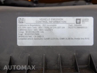 2021 GMC Savana 3500 Cutaway 1WT DRW – miniatura 12