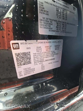 2021 GMC Sierra 1500 AT4 Crew Cab Short Bed 4SB - miniatura 5