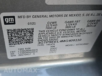 2021 GMC Sierra 1500 AT4 Crew Cab Short Bed 4SB - miniatura 14