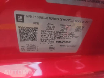 2021 GMC Sierra 1500 AT4 Crew Cab Short Bed 4SB - miniatura 14