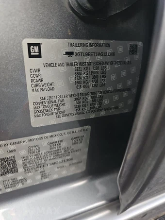2021 GMC Sierra 1500 AT4 Crew Cab Short Bed 4SB - miniatura 15