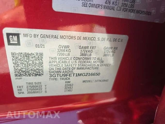 2021 GMC Sierra 1500 Denali Crew Cab Short Bed 5SA - miniatura 2