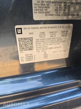 2021 GMC Sierra 1500 Elevation Crew Cab Short Bed 3SB - miniatura 14