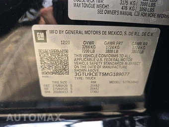 2021 GMC Sierra 1500 Elevation Crew Cab Short Bed 3SB - miniatura 5