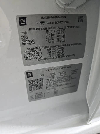 2021 GMC Sierra 1500 Elevation Extended Cab Medium Bed 3SB - miniatura 14