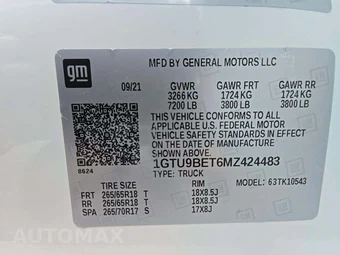2021 GMC Sierra 1500 SLE Crew Cab Short Bed 3SA - miniatura 2