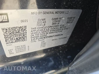 2021 GMC Sierra 1500 SLT Crew Cab Short Bed 4SA - miniatura 14