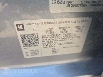 2021 GMC Sierra 1500 SLT Crew Cab Short Bed 4SA - miniatura 5