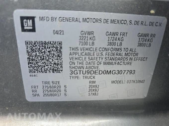 2021 GMC Sierra 1500 SLT Crew Cab Short Bed 4SA - miniatura 17