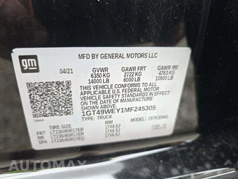 2021 GMC Sierra 3500 Denali HD Crew Cab Long Bed 5SA DRW - miniatura 5
