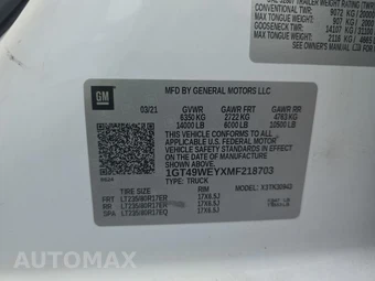 2021 GMC Sierra 3500 Denali HD Crew Cab Long Bed 5SA DRW - miniatura 18