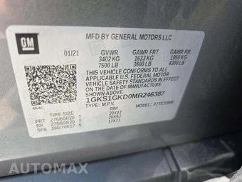 2021 GMC Yukon XL SLT 4SA - miniatura 2
