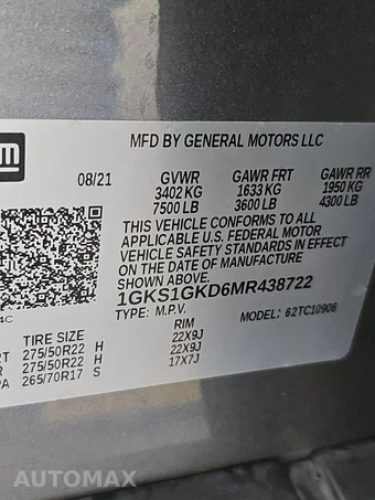 2021 GMC Yukon XL SLT 4SA - miniatura 15