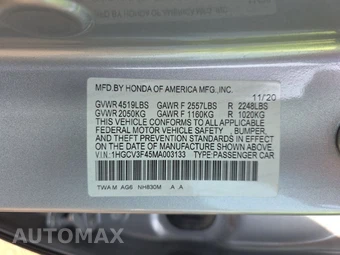 2021 Honda Accord Hybrid EX - miniatura 14