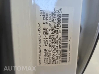 2021 Honda Accord Hybrid Touring - miniatura 11