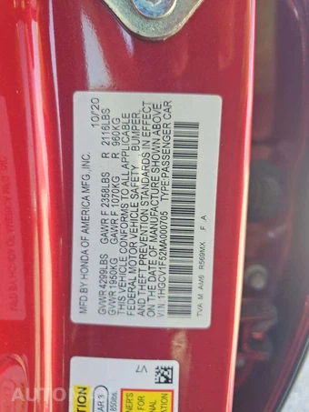 2021 Honda Accord Sedan EX-L 1.5T - miniatura 2