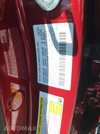 2021 Honda Accord Sedan EX-L 1.5T - miniatura 14