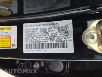 2021 Honda Accord Sedan EX-L 1.5T - miniatura 14