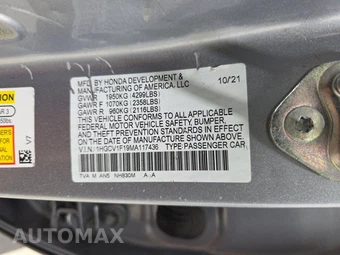 2021 Honda Accord Sedan LX 1.5T - miniatura 14