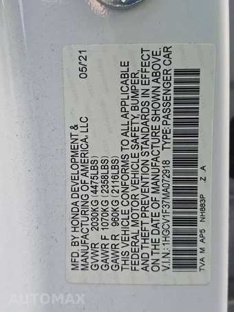 2021 Honda Accord Sedan Sport 1.5T - miniatura 14