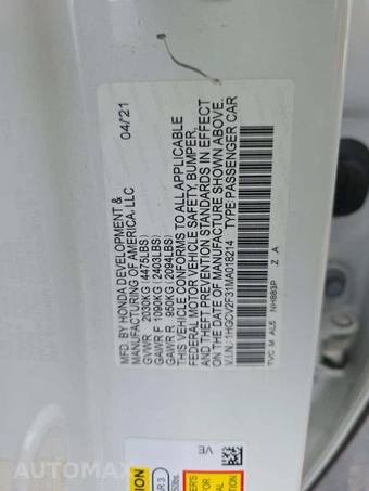2021 Honda Accord Sedan Sport 2.0T - miniatura 5