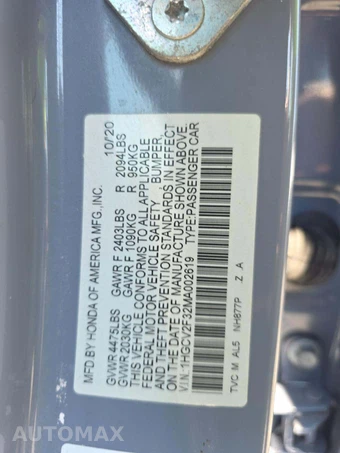 2021 Honda Accord Sedan Sport 2.0T - miniatura 2