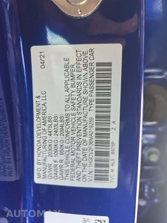2021 Honda Accord Sedan Sport 2.0T - miniatura 2
