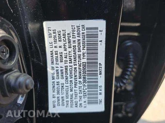 2021 Honda Civic Sedan EX - miniatura 6