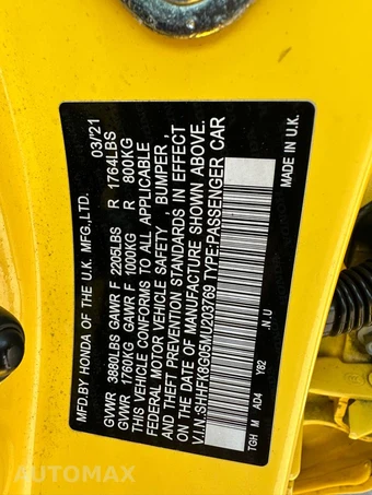 2021 Honda Civic Type R Limited Edition - miniatura 33