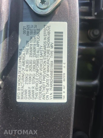 2021 Honda CR-V EX - miniatura 17