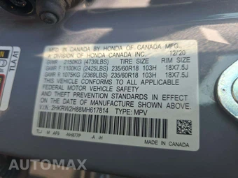2021 Honda CR-V EX-L - miniatura 5