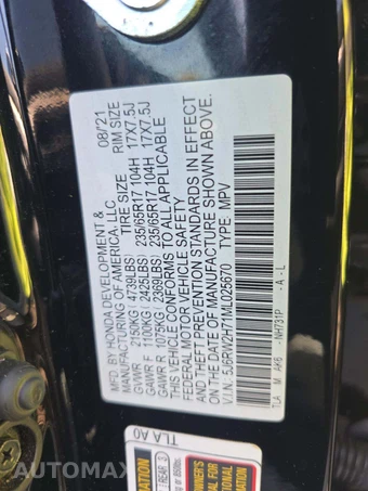 2021 Honda CR-V Special Edition - miniatura 5