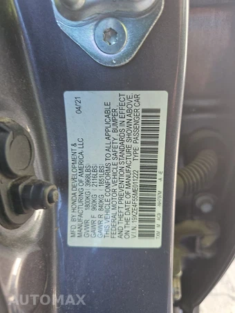 2021 Honda Insight EX - miniatura 14