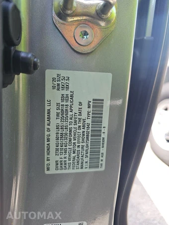 2021 Honda Odyssey EX-L 118.1" WB - miniatura 16