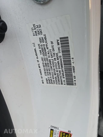 2021 Honda Odyssey EX-L 118.1" WB - miniatura 15