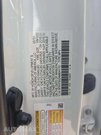 2021 Honda Pilot Special Edition - miniatura 2