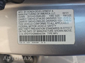 2021 Honda Pilot Special Edition - miniatura 15