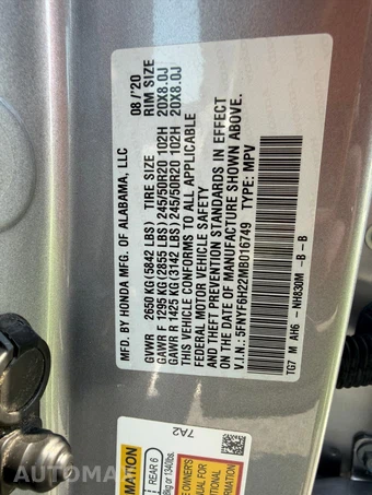 2021 Honda Pilot Special Edition - miniatura 19
