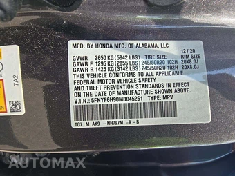 2021 Honda Pilot Touring 8-Passenger - miniatura 5