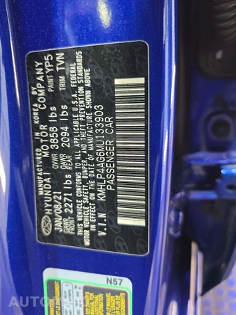 2021 Hyundai Elantra Limited - miniatura 5