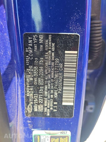 2021 Hyundai Elantra Limited - miniatura 14