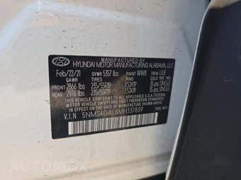 2021 Hyundai Santa Fe Limited - miniatura 5