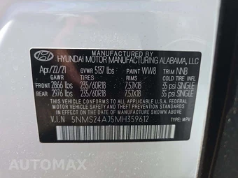 2021 Hyundai Santa Fe SEL - miniatura 5